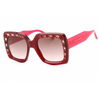 Carolina Herrera Round Ladies Sunglasses SHE887 09LK 52  display picture 3