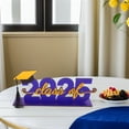 thumbnail image 1 of OULII Blue Graduation Table Decorations Wooden Sign For Dining Table Decoration 1 Set, 1 of 8