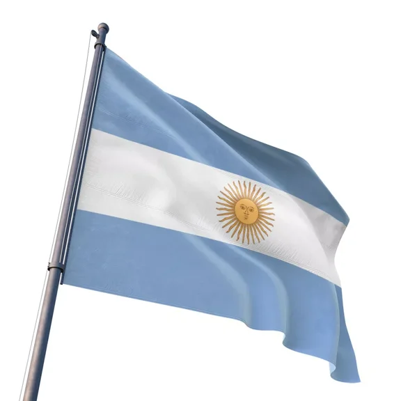 National Flag Of Argentina 3X5' Foot Argentine Republic Argentinian Sun Banner