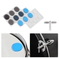 thumbnail image 5 of Drum Damper Gel Pads Multicolor Transparent Silicone Drums Silencer Set with Key, 5 of 8