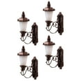 thumbnail image 4 of Miangastore Mini Wall Lamp Model for Decor Made of ABS Material Multi Color Miniature Craft Supplies 4 Pieces, 4 of 8