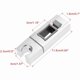 thumbnail image 2 of Shower Head Sliding Bracket for Rail-18 x 30mm-Rectangular, Square Replaceable Hand Shower Holder, ABS Chrome Shower Head Holder for Bathroom, 2 of 5