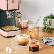 Beautiful by Drew Barrymore Slim Espresso Maker, 20 Bar, Rose