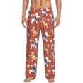 thumbnail image 2 of Lsque Cute Poodle Dog Print Men's Pajama Pants, Lounge Pant - Comfortable Home Wear,Elastic Waistband, Stylish Design-Medium, 2 of 9