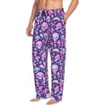 thumbnail image 6 of Honiee Skull Rainbow Mushroom for men - a sleek fusion of Straight Pajama Pants, versatile Lounge Pants, and cozy Sleepwear, all rolled into one-Small, 6 of 6