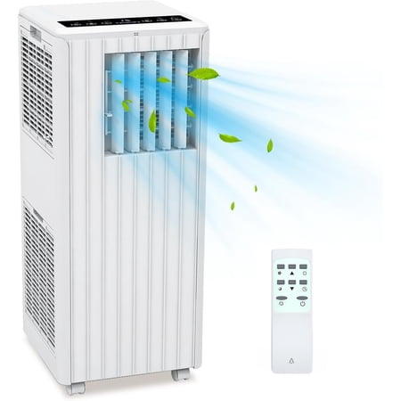 Senfot Portable Air Conditioner 8000 BTU- 3-in-1 Cool/Fan/Dehumidifier- Cools 350 Sq.Ft- Dark Gray