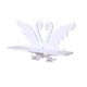 thumbnail image 1 of Estante de almacenamiento con diseño de cisne, organizador de pared para artículos diversos, para el hogar y la sala de estar (blanco), 1 of 7
