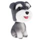 thumbnail image 1 of preciosos Perros de Bobble para Salpicaderos de Coches, Minifiguras de , Decoración de Escritori Y , Schnauzer Hugo Perro con cabeza de muñeco de resina, 1 of 10