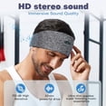 thumbnail image 3 of Auriculares para dormir Bluetooth 5.2 diadema para dormir de lado, 13 horas de reproducción, auriculares inalámbricos con diadema con altavoces estéreo HD para entrenamiento, correr, yoga, regalos ide, 3 of 5