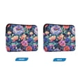 thumbnail image 7 of FORMRS 15-15.6 inch Laptop Sleeve Case Soft Carrying Quilted Computer Bag Cover, Puprle Ethereal Floral Harmony, 7 of 7