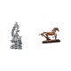 thumbnail image 1 of Figura De Guan Yin A Caballo, Escultura Coleccionable, Adorno Artístico, Estatua Budista Feng Shui Para Oficina, Dormitorio, Sala De Estar, Escritorio, Estantería, Decoración Del Hogar, 1 of 8