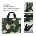 thumbnail image 4 of FORMRS 16" Laptop Bag Carrying Sleeve Case with Handle Travel Shoulder Briefcase, Black Abstract, 4 of 8