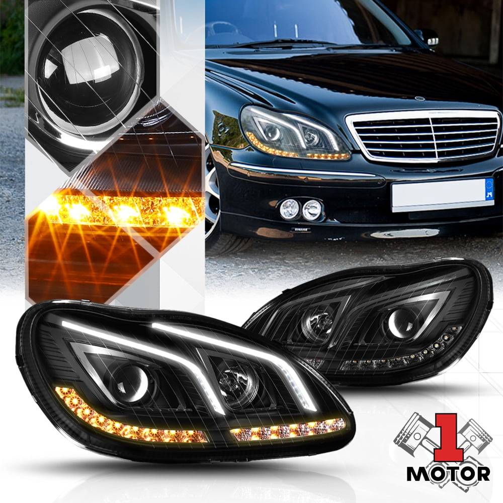 Mercedes W220 02~05 S-Class Custom Painting Type LED Side Mirror Cover S350 S500