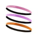 thumbnail image 3 of 3 diademas deportivas elásticas antideslizantes para correr, yoga, fútbol rosa morado naranja, 3 of 8