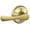 Polished Brass, variant on Avila Lever Non-Turning Lock, Aged Bronze (F170 VLA 716)