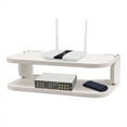 thumbnail image 5 of White Floating Router Shelf Wall Mounted Set-top Box TV Components Storage Rack, 5 of 13