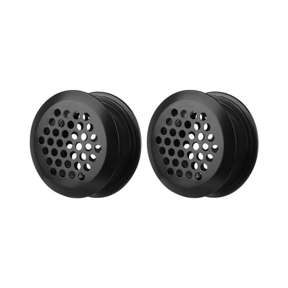 Ventilación de Sofito Circular Sunnimix Rejilla de Orificio de Malla Redonda Para Disipación de Calor Y Escape Negro