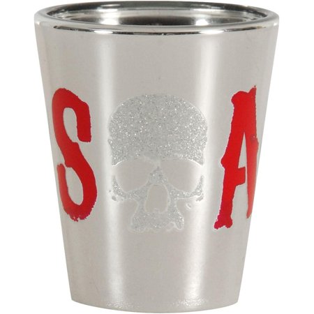 - Sons of Anarchy Glitter Skull Logo Shot Glass