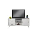 thumbnail image 3 of Alpine Furniture Flynn Large Wood TV Console in White, 3 of 8
