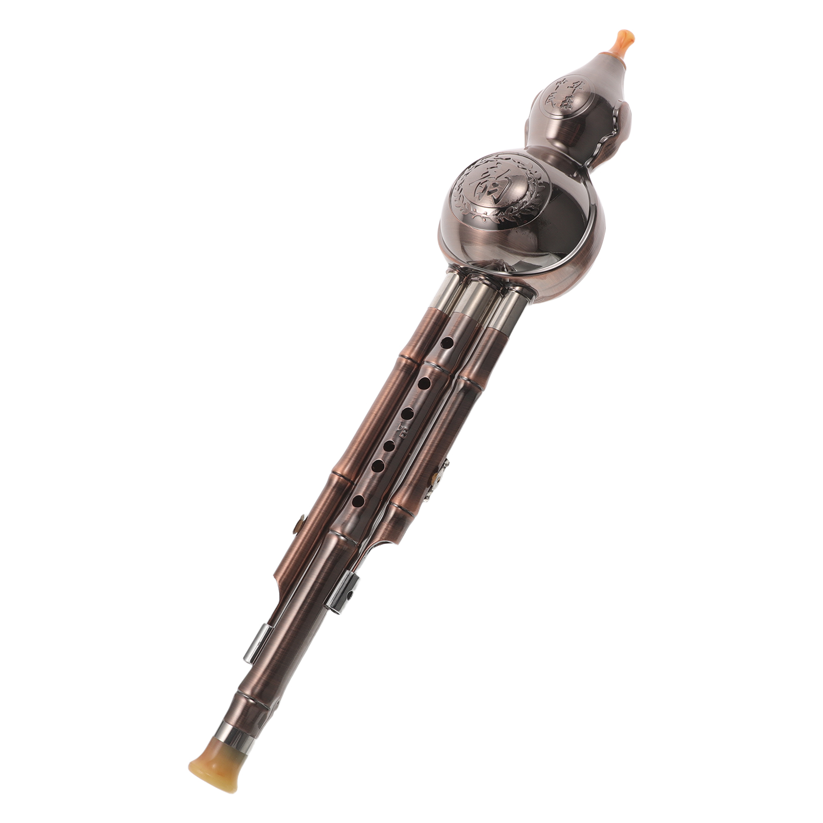 HONMEET Beginner B Key Hulusi Flute, Professional Design, Resonant Tones, Chinese Gourd Instrument