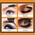 thumbnail image 4 of Eyebrow Brush, Eyelash Comb and Eyebrow Brush Double Head Eyebrow Brush, Eyebrow Eyelash Makeup Grooming Tool for Defining and Shape. (Black) (Eyebrow comb), 4 of 5