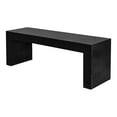 thumbnail image 3 of Moe's Home Collection Lazarus Outdoor Bench Black, 3 of 4