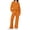 Caramel, variant on UVN Outfit Sets for Women 2 Piece Sets Winter Casual Tracksuit Long Sleeve Lounge Set Outfits with Pockets