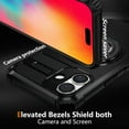 thumbnail image 2 of Dteck 360° Rotating Magnetic Stand Protective Case for iPhone 16 Plus,Shockproof TPU+PC Case Kickstand Back Cover for iPhone 16 Plus,Black, 2 of 8