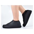 thumbnail image 1 of Cubrezapatos impermeables de silicona Protectores de zapatos para lluvia Portátil Día lluvioso Antideslizante Elástico Cubrezapatos reutilizables para Negro 29cm shamjiam Cubrezapatos, 1 of 8