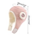 thumbnail image 2 of Xihbxyly Gorro de Plumón, Protección Auditiva a Prueba de Viento, Forro de Algodón y Lana, Accesorio de Ciclismo Cálido para El Invierno, Suave y Duradero, de Secado Rápido, Ideal para Viajar, 60 Cm, 2 of 3