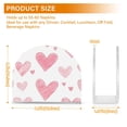 thumbnail image 4 of Yayeee Napkin Holder for Table Kitchen Paper Tissue Organization, Hand Drawn Hearts, 4 of 8