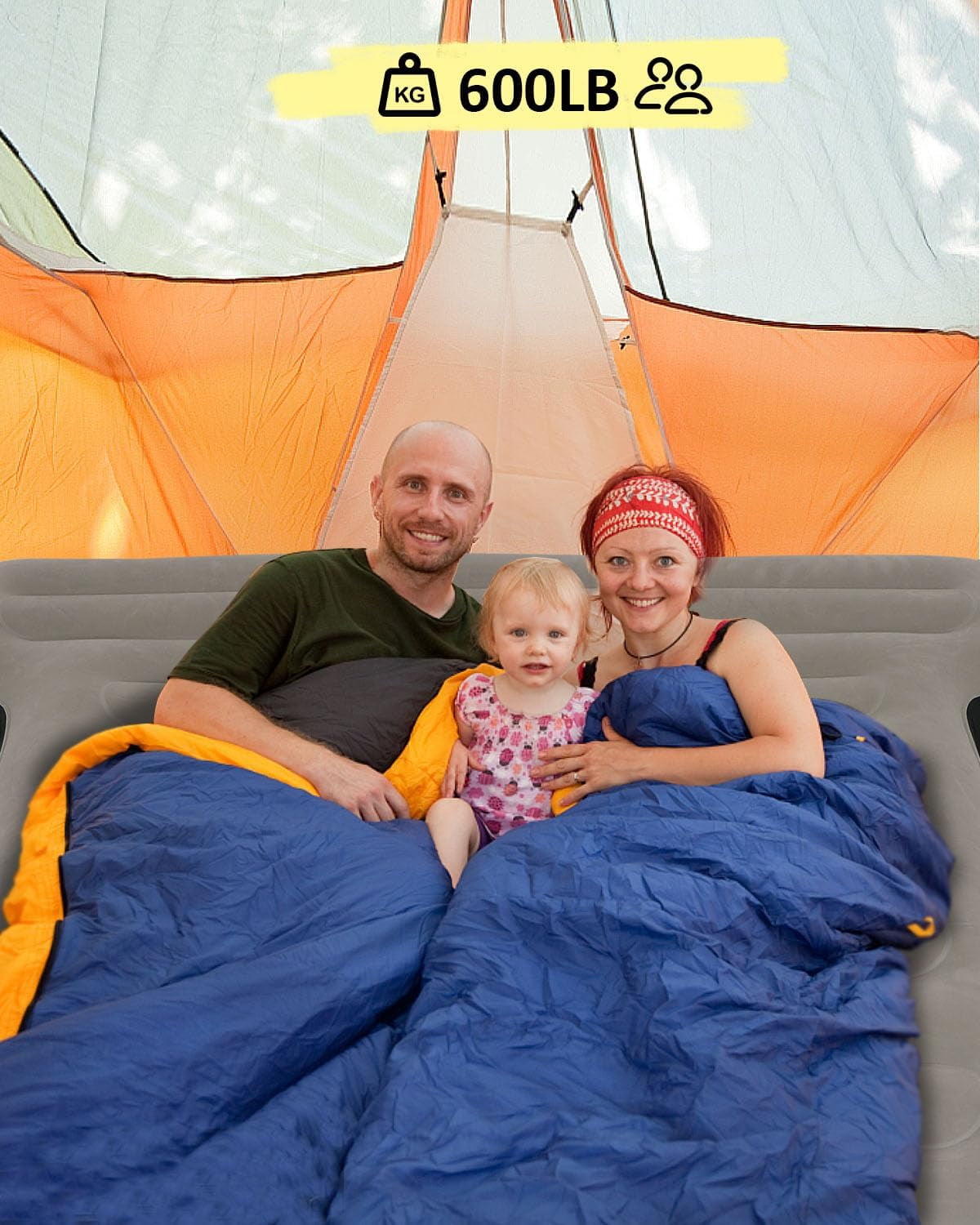 Truck  Mattress Bed for 6-6.5FT Full Size Short Car Beds, Inflatable  Mattress with  Pump for Outdoor Camping,Tent,Truck()