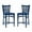 Multi-color, variant on Linon Lola Counter Stool Wood Seat Black Set Of 2