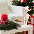 thumbnail image 3 of 2 Pcs Wooden Decor for Office Chirstmas Gifts Christmas Elk Ornaments Decorations, 3 of 6