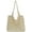 Beige, variant on Kukuzhu Women Knit Tote Bag Crochet Beach Bag Large Shoulder Bag Summer Woven Hobo Bag Aesthetic Tote Bag