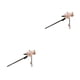 thumbnail image 1 of Sonducket Palillos de pelo Retro estilo chino horquilla tradicional flor peine borla tocado hecho a mano boda tipo nupcial Tipo 5 2piezas, 1 of 6