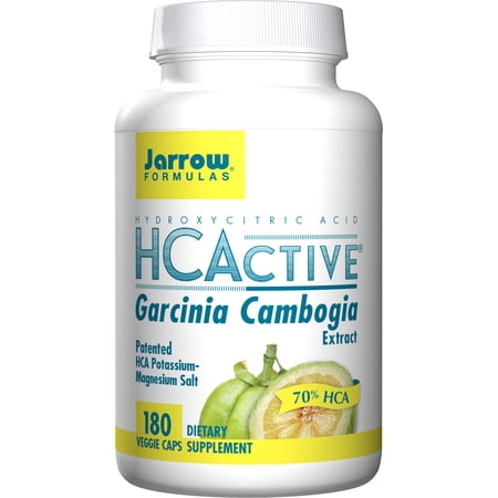 Jarrow Formulas HCActive Garcinia Cambogia Veggie Caps, Supports Appetite Control and Weight Management, 180 Capsules