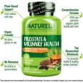 thumbnail image 2 of NATURELO Prostate & Urinary Health, Comprehensive Formula with Saw Palmetto, Pygeum, Tumeric, Plant Sterols, Broccoli and Lycopene, 60 Vegetarian Capsules, 2 of 7