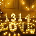 thumbnail image 6 of Homeer Decorative Light Decorative Lamp Digital Number Light Decorative Light - Glowing Plastic LED Marquee Light Up Letter GRAD 2023 Graduation Party Decor, 6 of 11