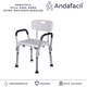 thumbnail image 3 of Andafacil® Silla para Baño Extra Resistente Regular, 3 of 8
