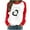 #0134-White, variant on Ailaofu Womens Love Heart Raglan T-Shirts Casual Long Sleeve Valentine's Wife Day Graphic Tees Tops