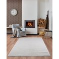 thumbnail image 2 of Ladole Rugs Solid Color Shaggy Meknes Durable Beautiful Turkish Indoor Area Rug Carpet in Ivory 7'10" x 10'5", 2 of 4