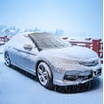 thumbnail image 2 of Oxgord Windshield Snow Cover Black Car Shade Ice Removal Winter Summer Universal Fit (Front Cover) (WSSC-01), 2 of 8