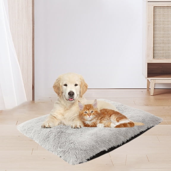 YATLTE Dog Bed Crate Pad, Dog Bed Medium Size Dog Crate Pad Mat for Small Dogs, Washable Anti-Slip Dog Crate Bed for Large Medium Small Dogs and Cats,Dog Mats for Sleeping. Fluffy Kennel Pad