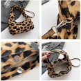 thumbnail image 4 of Women's Leopard Beaded Crescent Shoulder Bag Cheetah Pattern Hobo Handbags Clutch Handbags Chain Handbags and Wallets, 4 of 6