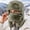 Army Green, variant on Men's Winter Trapper Hat with Detachable Face Mask, Full Coverage Snap Closure Plush Lined Wind Resistant Cold Weather Ushanka Earflap Hat for Skiing Hiking Gray