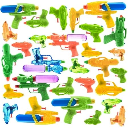 Prextex 30-Piece Water Blaster Pool Water Toys and Water Blasters Combo Set of Water Squirt Toy
