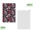 thumbnail image 2 of Lsque Rose Flowers Premium Golf Towel - Ultra Absorbent and Quick Drying Microfiber Towel with Carabiner - Gift for Men -24" X 16", 2 of 8