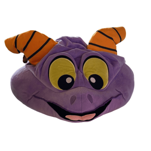 Disney Parks EPCOT Figment Face Plush Hat for Adult New with Tag