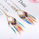 thumbnail image 3 of Pendientes colgantes Sonducket para mujer joyería bohemia aleación con borlas decoraciones elegantes, 3 of 6